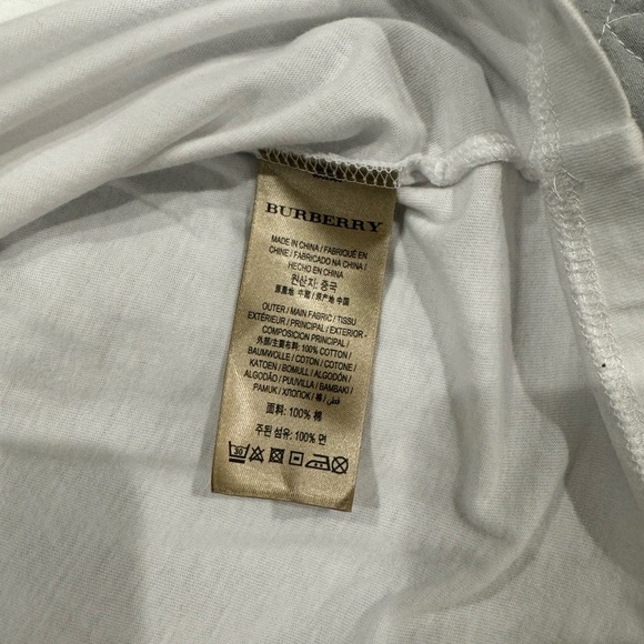 Burberry Men’s Embroidered T Shirt - Picture 4 of 4